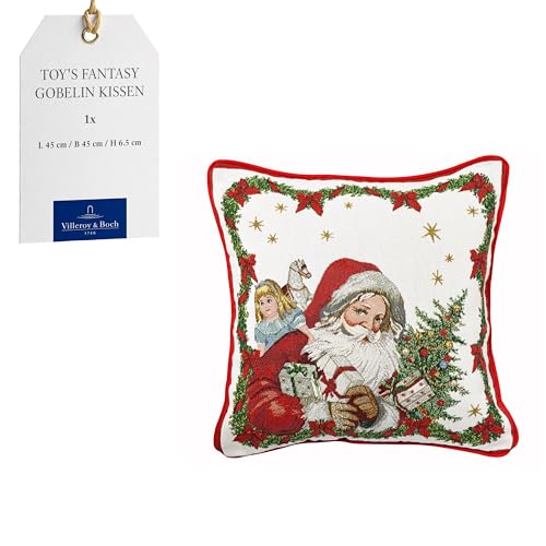 Villeroy & Boch – Toy's Fantasy Kissen "Santa" Quadratisch Bunt, Waschmaschinengeeeignet, Wendekissen mit 2 Seiten, Weihnachtsdekorationen, Deko Weihnachten Toys, Baumwolle,Polyester Villeroy & Boch – Toy's Fantasy Kissen "Santa" Quadratisch Bunt, Waschmaschinengeeeignet, Wendekissen mit 2 Seiten, Weihnachtsdekorationen, Deko Weihnachten Toys, Baumwolle,Polyester von Villeroy & Boch