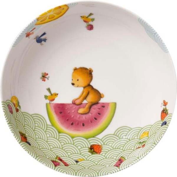 Villeroy & Boch Kiddy Bears / Hungry as a Bear Kinderteller tief /Suppenteller Villeroy & Boch Kiddy Bears / Hungry as a Bear Kinderteller tief /Suppenteller von Villeroy & Boch