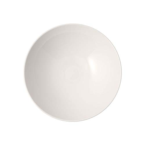 Villeroy und Boch - Iconic Bol, minimalistische Schale für knackigen Salat, Premium Porzellan, spülmaschinengeeignet, weiß, 1 L von Villeroy & Boch