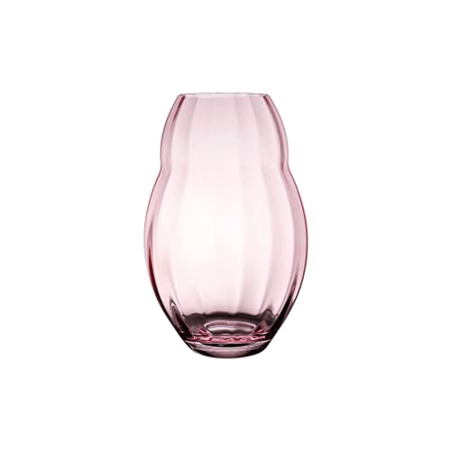 Villeroy & Boch - Rose Garden Home Vase Im Pink Look, 20 Cm, Kristallglas, Rosa von Villeroy & Boch