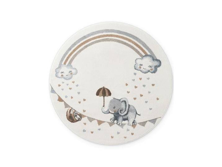 Villeroy & Boch KINDERTEPPICH Boho Kids, Creme, Mehrfarbig, Beige, Kunststoff, Elefant, rund, OEKO-TEX® STANDARD 100, für Fußbodenheizung geeignet, von Villeroy-&-Boch