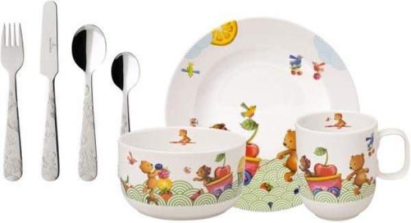 Villeroy & Boch Kiddy Bears / Hungry as a Bear Kindergeschirr Set 7tlg. Villeroy & Boch Kiddy Bears / Hungry as a Bear Kindergeschirr Set 7tlg. von Villeroy & Boch