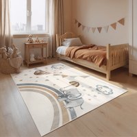 Villeroy & Boch Kinderteppich "Walk like an Elephant Rainy Party Teppich" rechteckig 9 mm Höhe Spielteppich weich, Kinderzimmer, Boho Kids Spielunterlage, Tieremotiv Villeroy & Boch Kinderteppich "Walk like an Elephant Rainy Party Teppich" rechteckig 9 mm Höhe Spielteppich weich, Kinderzimmer, Boho Kids Spielunterlage, Tieremotiv von Villeroy & Boch