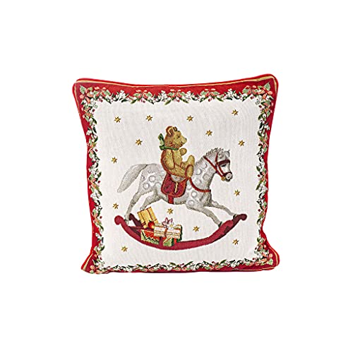 Villeroy & Boch - Gobelin Kissen, Weiß/Bunt, 45 X 45 Cm, Baumwolle, Waschmaschinengeeignet von Villeroy & Boch