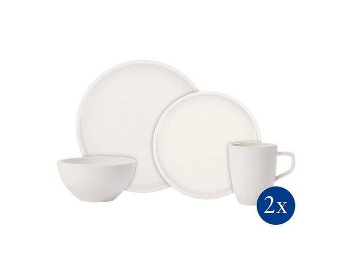Villeroy & Boch Kombiservice Artesano Original Starter-Set (8-tlg), Porzellan, weiß von Villeroy-&-Boch