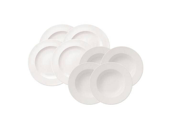 Villeroy & Boch Kombiservice For Me Geschirr 8er Set (8-tlg), Porzellan, weiß von Villeroy-&-Boch