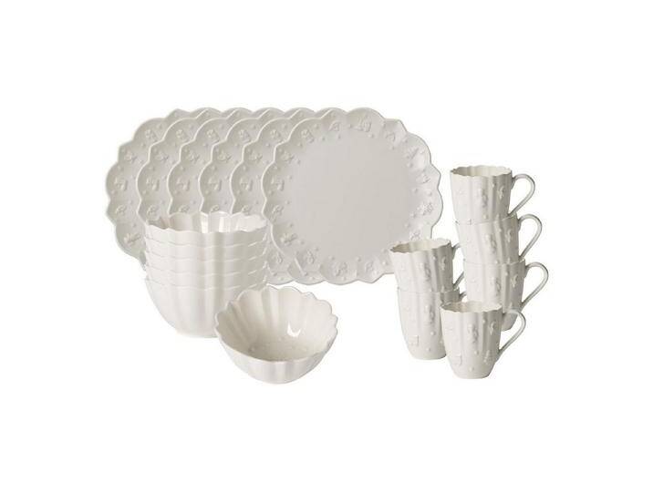 Villeroy & Boch Kombiservice Toy's Delight Royal Classic Frühstücks-Set (18-tlg), Porzellan, weiß von Villeroy-&-Boch