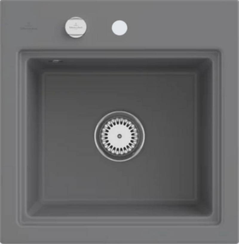 Villeroy & Boch Küchenspüle 3355 02 SL, Rechteckig, 51/22 cm, Subway Style Serie, Geschmacksmuster geschützt von Villeroy & Boch