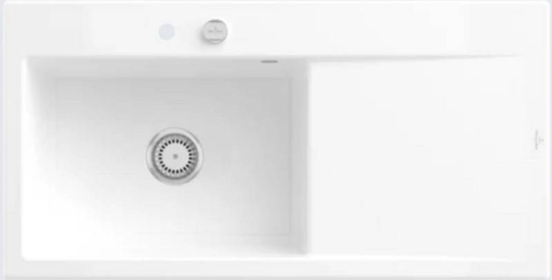 Villeroy & Boch Küchenspüle 3362 02 R1, Rechteckig, 100/22 cm, Becken links von Villeroy & Boch
