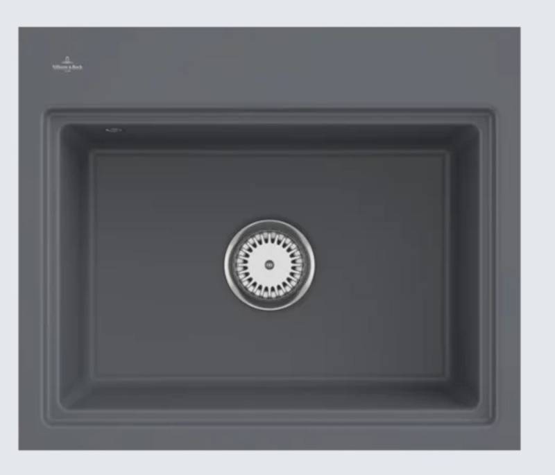 Villeroy & Boch Küchenspüle 3366 1F i4, Rechteckig, 58/22 cm, Subway serie, Umlaufende stufe von Villeroy & Boch