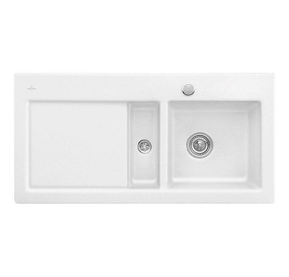 Villeroy & Boch Küchenspüle Villeroy & Boch flächenbündig Subway 60 Flat Becken rechts, 96,5/47,5 cm von Villeroy & Boch