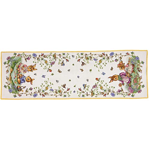 Villeroy & Boch – Spring Fantasy Tischläufer, Läufer, Frühling, Deko Ostern, Ostern Deko, Oster Deko, Geschenk Ostern, Platzdeckchen, Unterleger, geeignet für die Waschmaschine, Baumwolle/Polyester von Villeroy & Boch