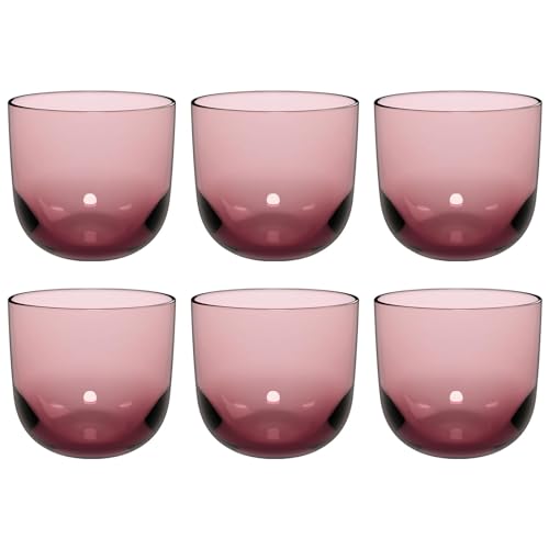 Villeroy & Boch Like Grape Wasserglas Set 6 teilig, Farbglas traube, Füllmenge 280 ml von Villeroy & Boch