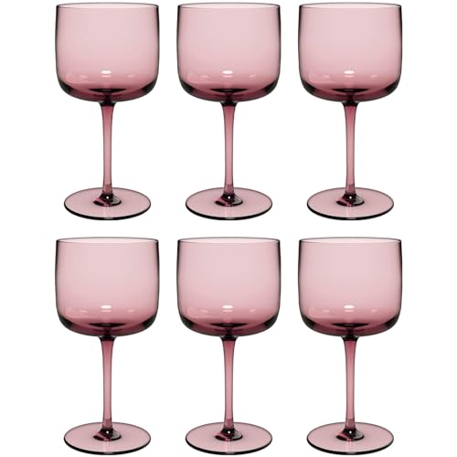 Villeroy & Boch Like Grape Weinkelch Set 6 teilig, Farbglas traube, Füllmenge 270 ml von Villeroy & Boch