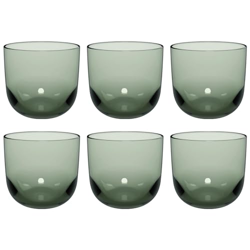 Villeroy & Boch Like Sage Wasserglas Set 6 teilig, Farbglas grün, Füllmenge 280 ml von Villeroy & Boch