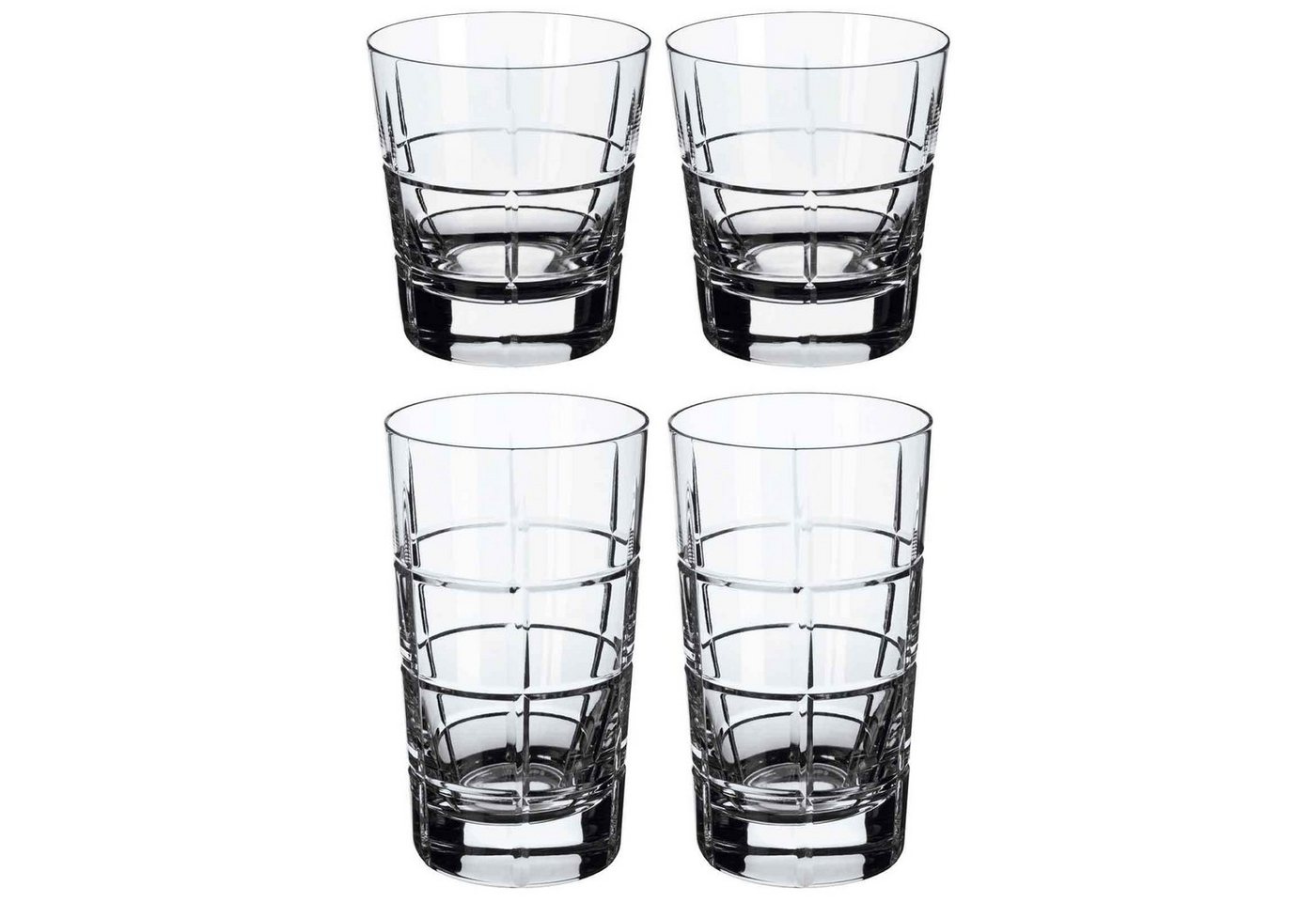 Villeroy & Boch Longdrinkglas Ardmore Club Longdrink- und Whiskygläser 4er Set, Glas von Villeroy & Boch