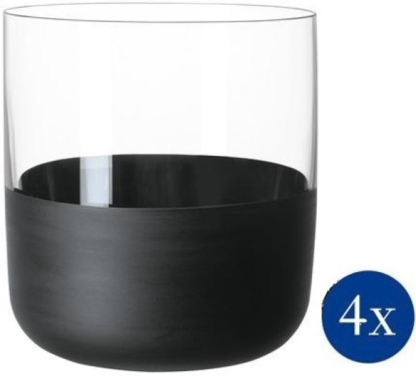 Villeroy & Boch Manufacture Rock Glass Shotglas / Schnapsglas Set 4tlg. von Villeroy & Boch