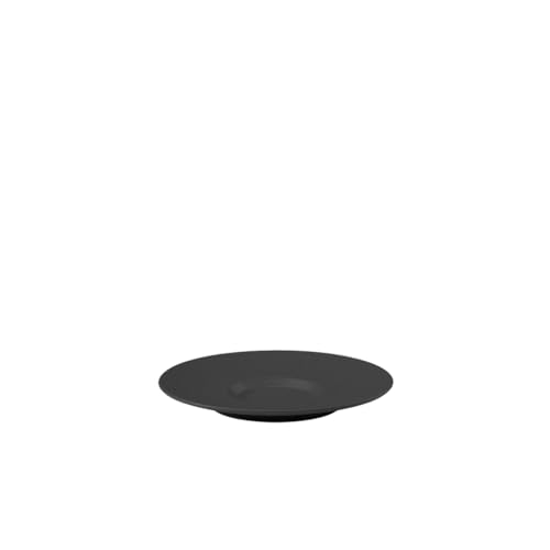 Villeroy und Boch Manufacture Rock Milchkaffee-Untertasse, 17,3 cm, Premium Porzellan, Schwarz Villeroy und Boch Manufacture Rock Milchkaffee-Untertasse, 17,3 cm, Premium Porzellan, Schwarz von Villeroy & Boch