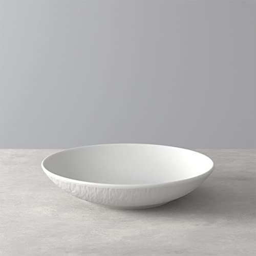 Villeroy & Boch - Manufacture Rock Weiß Schale, 6 Stück, 23,5 cm, Premium Porzellan, Weiß, 10-4240-2536-6 von Villeroy & Boch