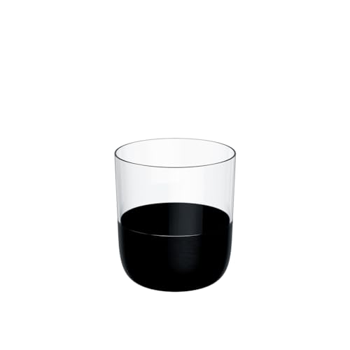 Villeroy & Boch – Manufacture Rock Whiskybecher Set 4 Teilig 250 Ml, Gläser Set Für Whiskey, Kristallglas Mit Mattschwarzem Boden von Villeroy & Boch