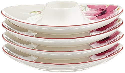 Villeroy & Boch Mariefleur Basic Eierbecher, Porzellan, Weiß, 13 x 13 x 14 cm, 4 Einheiten Villeroy & Boch Mariefleur Basic Eierbecher, Porzellan, Weiß, 13 x 13 x 14 cm, 4 Einheiten von Villeroy & Boch