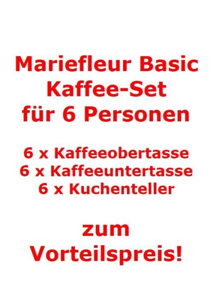 Villeroy & Boch Mariefleur Basic Kaffee-Set für 6 Personen / 18 Teile von Villeroy & Boch