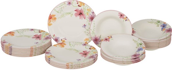 Villeroy & Boch Mariefleur Basic Tafel-Set für 12 Personen / 24 Teile von Porzellan-Exklusiv