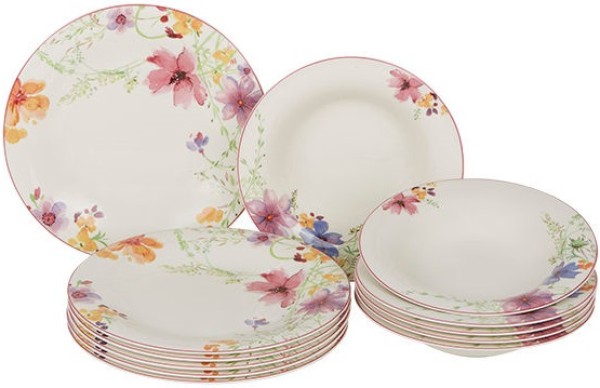 Villeroy & Boch Mariefleur Basic Tafel-Set für 6 Personen / 12 Teile von Porzellan-Exklusiv