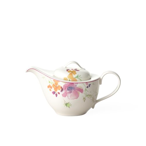 Villeroy und Boch Mariefleur Tea Teekanne, 620 ml, Höhe: 13,5 cm, Premium Porzellan, Bunt von Villeroy & Boch