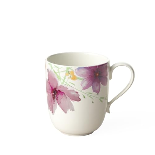 Villeroy und Boch Mariefleur Tea Teetasse, 430 ml, Höhe: 7 cm, Premium Porzellan, Bunt von Villeroy & Boch