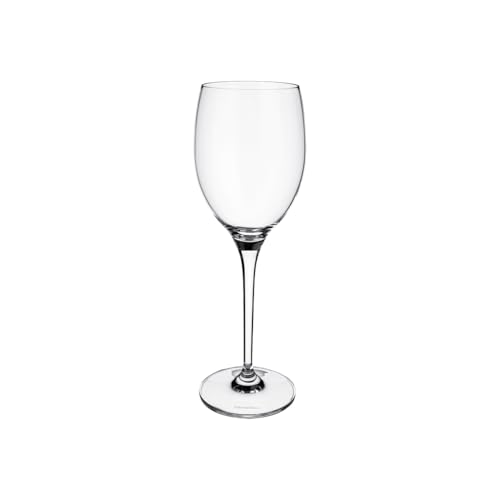 Villeroy & Boch - Maxima Weißweinkelch-Set, bestehend aus vier Weingläsern, Gläserset für Weißwein, Kristallglas, spülmaschinenfest, Klar von Villeroy & Boch