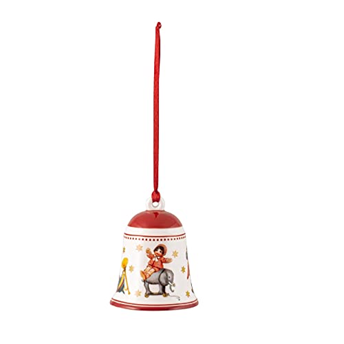 Villeroy & Boch - My Christmas Tree, Glocke Spielzeug, 5,5 x 5,5 x 6,5cm, Porzellan, rot, 14-8622-6849, Mehrfarbig, 5,5x5,5x6,5cm von Villeroy & Boch