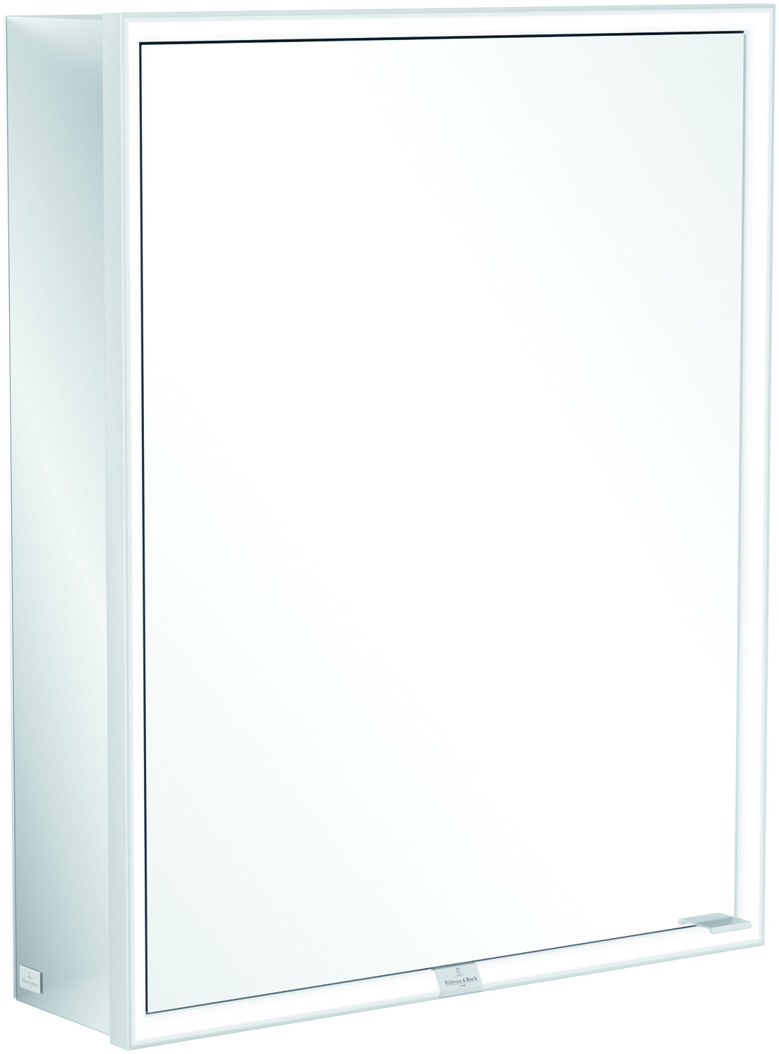 Villeroy & Boch My View Now, Spiegelschrank für Aufputz mit Beleuchtung, 600x750x168 mm, mit Sensordimmer, 1 Tür Anschlag (Scharnier) links, A4556L, A4556L00 von Villeroy & Boch