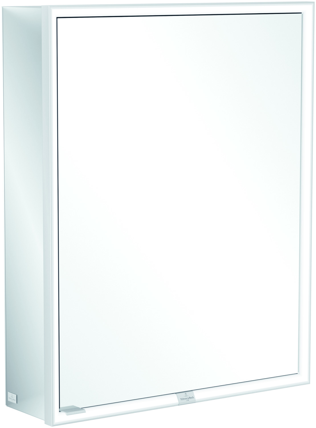 Villeroy & Boch My View Now, Spiegelschrank für Aufputz mit Beleuchtung, 600x750x168 mm, mit Sensordimmer, 1 Tür Anschlag (Scharnier) rechts, A4556R, A4556R00 von Villeroy & Boch