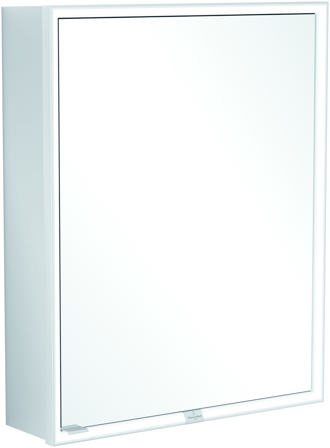 Villeroy & Boch My View Now, Spiegelschrank für Wandeinbau mit Beleuchtung, 600x750x167,5 mm, mit Sensordimmer, 1 Tür Anschlag (Scharnier) rechts, A4566R, A4566R00 von Villeroy & Boch