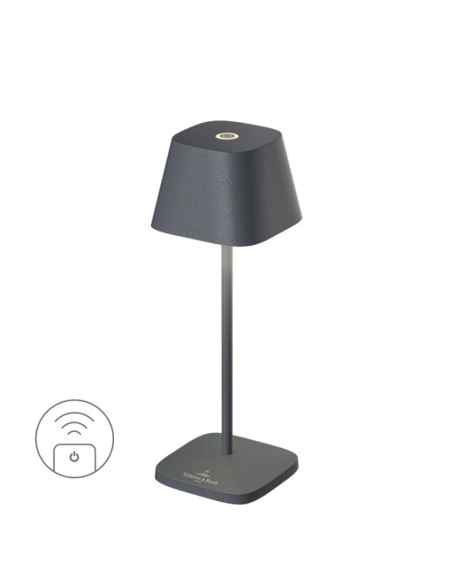 Villeroy & Boch Neapel Micro RC anthrazit Akku Tischleuchte von Villeroy & Boch