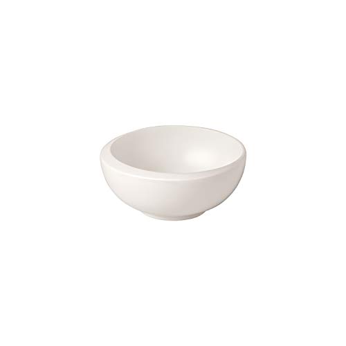 Villeroy und Boch - NewMoon Dipschälchen, kleine Schale für köstliche Dips und Fingerfood, Premium Porzellan, weiß, spülmaschinengeeignet von Villeroy & Boch