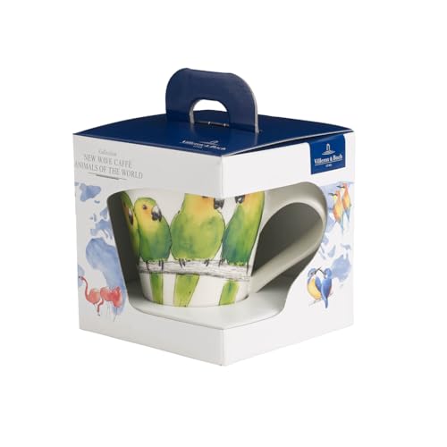 Villeroy und Boch NewWafe Cafè Kaffeebecher (Geschenkkarton), Premium Porzellan, Green, von Villeroy & Boch