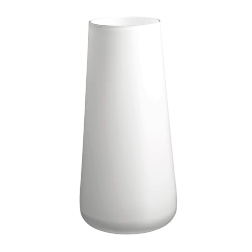 Villeroy und Boch Numa Große Vase Arctic Breeze, 34 cm, Glas, Weiß von Villeroy & Boch