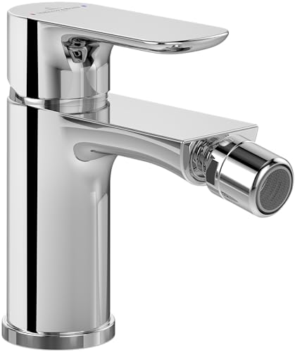Villeroy & Boch O.novo Einhebel-Bidetarmatur, Bidet Wasserhahn mit Zugstange und Keramikkartusche, Bidetmischer wassersparend, Auslauf Höhe 75mm, rund, Chrom Villeroy & Boch O.novo Einhebel-Bidetarmatur, Bidet Wasserhahn mit Zugstange und Keramikkartusche, Bidetmischer wassersparend, Auslauf Höhe 75mm, rund, Chrom von Villeroy & Boch