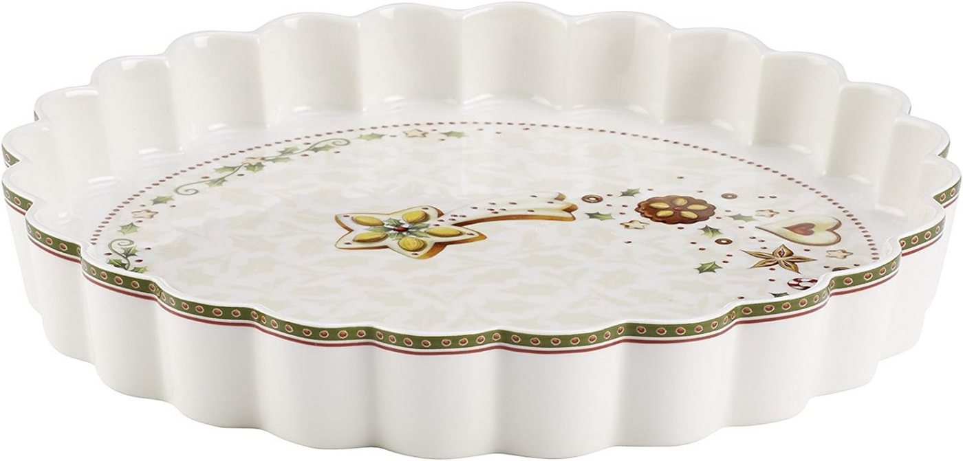 Villeroy & Boch Obstkuchenform 3262 - Winter Bakery Delight Kuchenform, 28 cm, rund, (1-tlg) von Villeroy & Boch