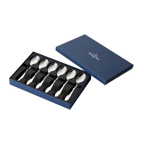 Villeroy und Boch Oscar Espressolöffel-Set 6-teilig, 18/10 Edelstahl, 20,5 x 13,5 x 3 cm von Villeroy & Boch