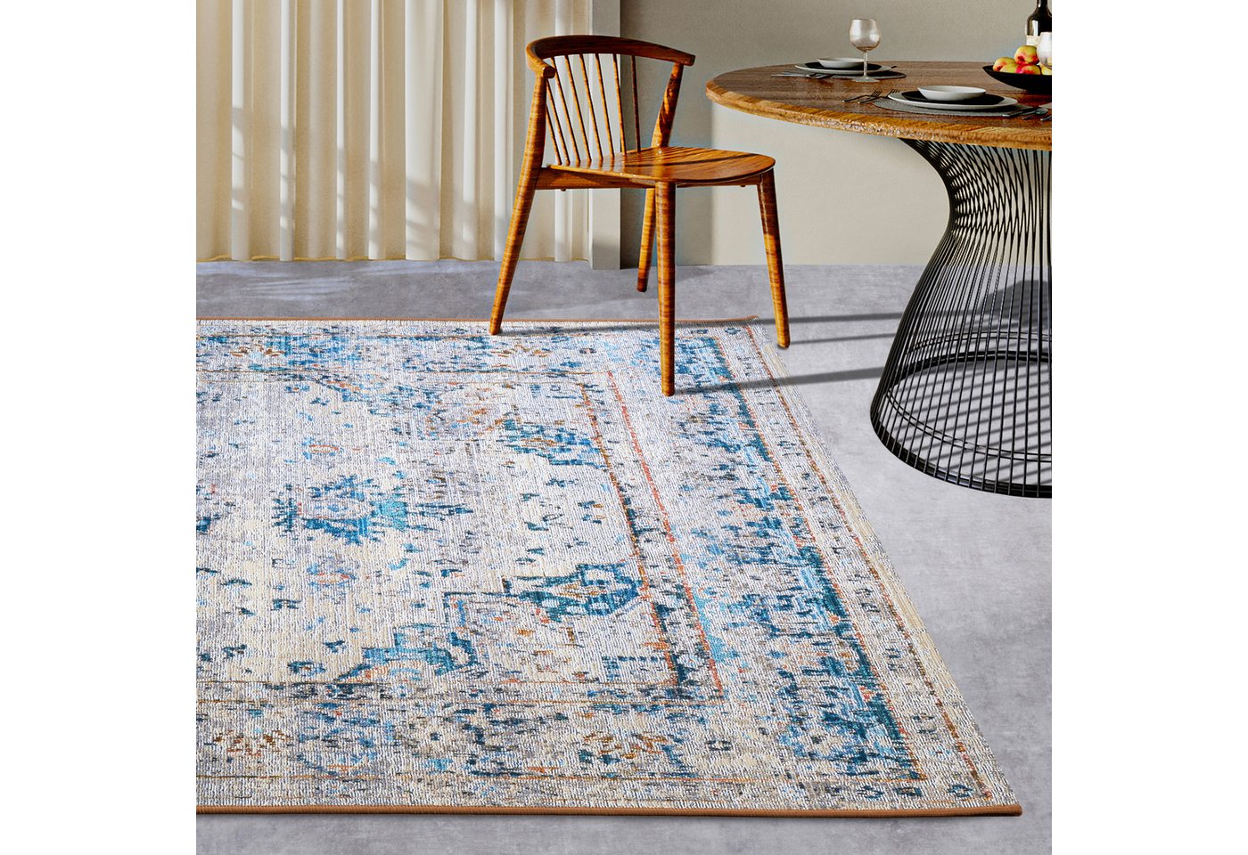 Villeroy & Boch Outdoorteppich Rene, rechteckig, Höhe: 3 mm, Outdoor, Flachgewebe, wetterfest, Balkon, Garten, Klassisch, Terrasse Villeroy & Boch Outdoorteppich Rene, rechteckig, Höhe: 3 mm, Outdoor, Flachgewebe, wetterfest, Balkon, Garten, Klassisch, Terrasse von Villeroy & Boch