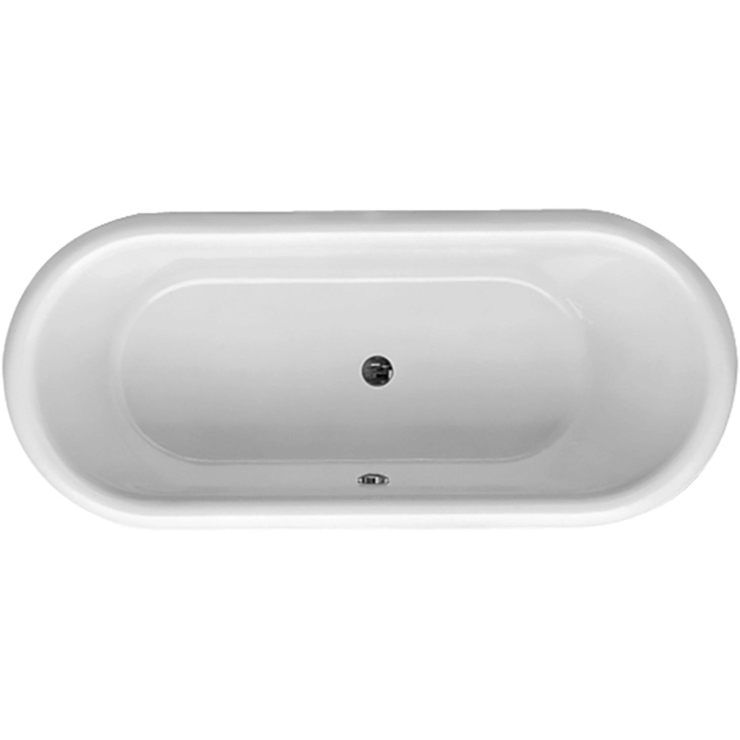 Villeroy & Boch Oval-Badewanne Nexus 177,1 cm x 77,1 cm Weiß Alpin von Villeroy & Boch