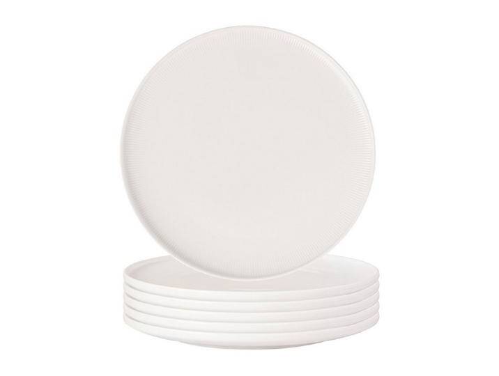 Villeroy & Boch Pizzateller Afina Gourmetteller ø 32 cm 6er Set, (6 St), weiß von Villeroy-&-Boch