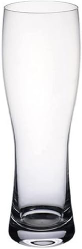 Villeroy & Boch Purismo Beer Weizenbierglas 4 Stück Nr. 1137851373 und 4er Set EKM Living Edelstahl Strohhalme von Villeroy & Boch