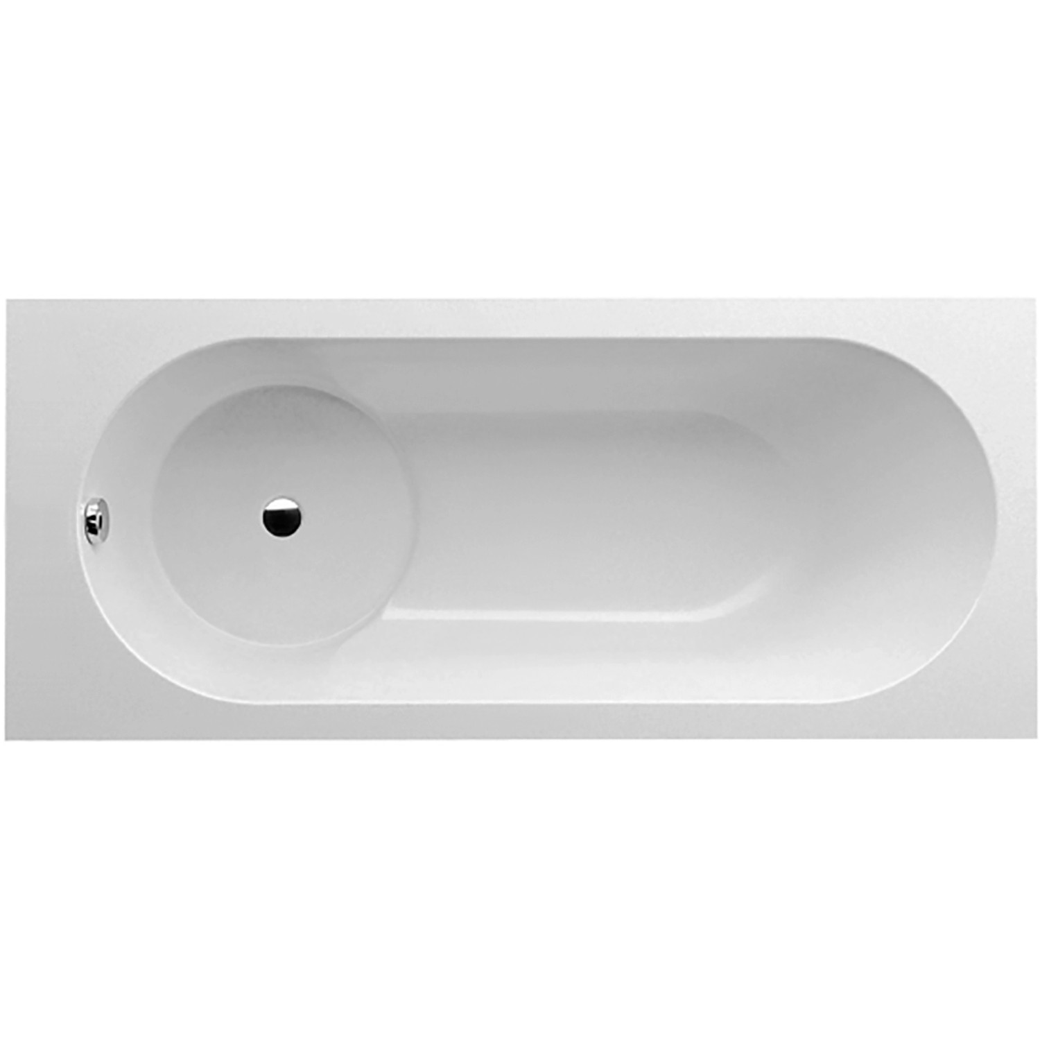 Villeroy & Boch Rechteck-Badewanne Libra 170 cm x 75 cm Weiß Alpin von Villeroy & Boch