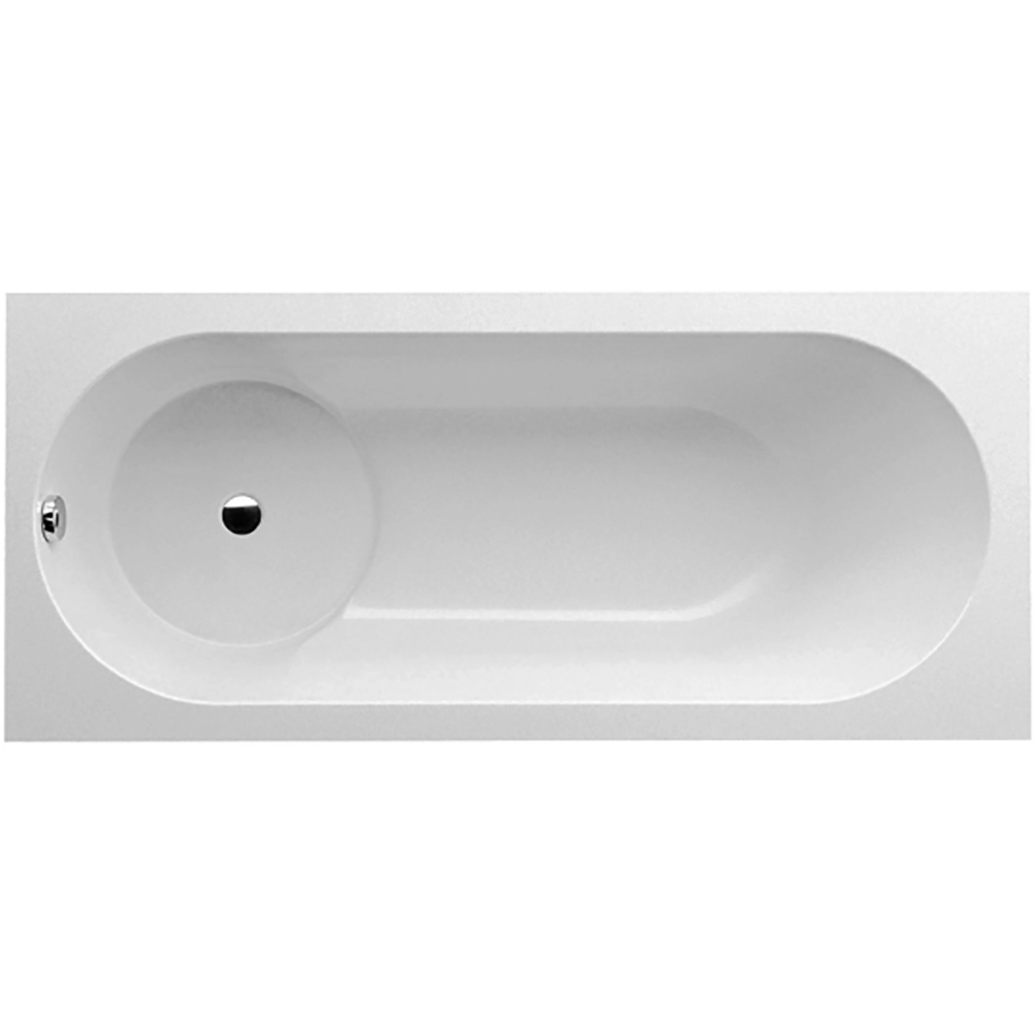 Villeroy & Boch Rechteck-Badewanne Libra 180 cm x 80 cm Weiß Alpin von Villeroy & Boch