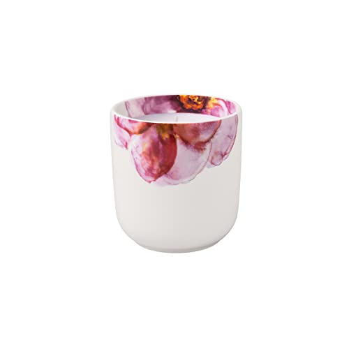 Villeroy & Boch – Rose Garden Duftkerze Weiß, Kerze, Deko, Wohnaccessoires, Premium Porzellan, Wachs von Villeroy & Boch