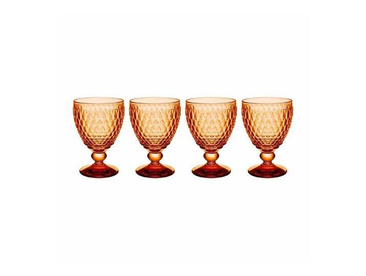 Villeroy & Boch Rotweinglas Boston Coloured Rotweingläser 310 ml 4er Set, Glas, Boston Coloured, Apricot von Villeroy-&-Boch